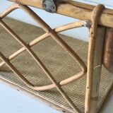 Vintage rattan shelf design 60 years