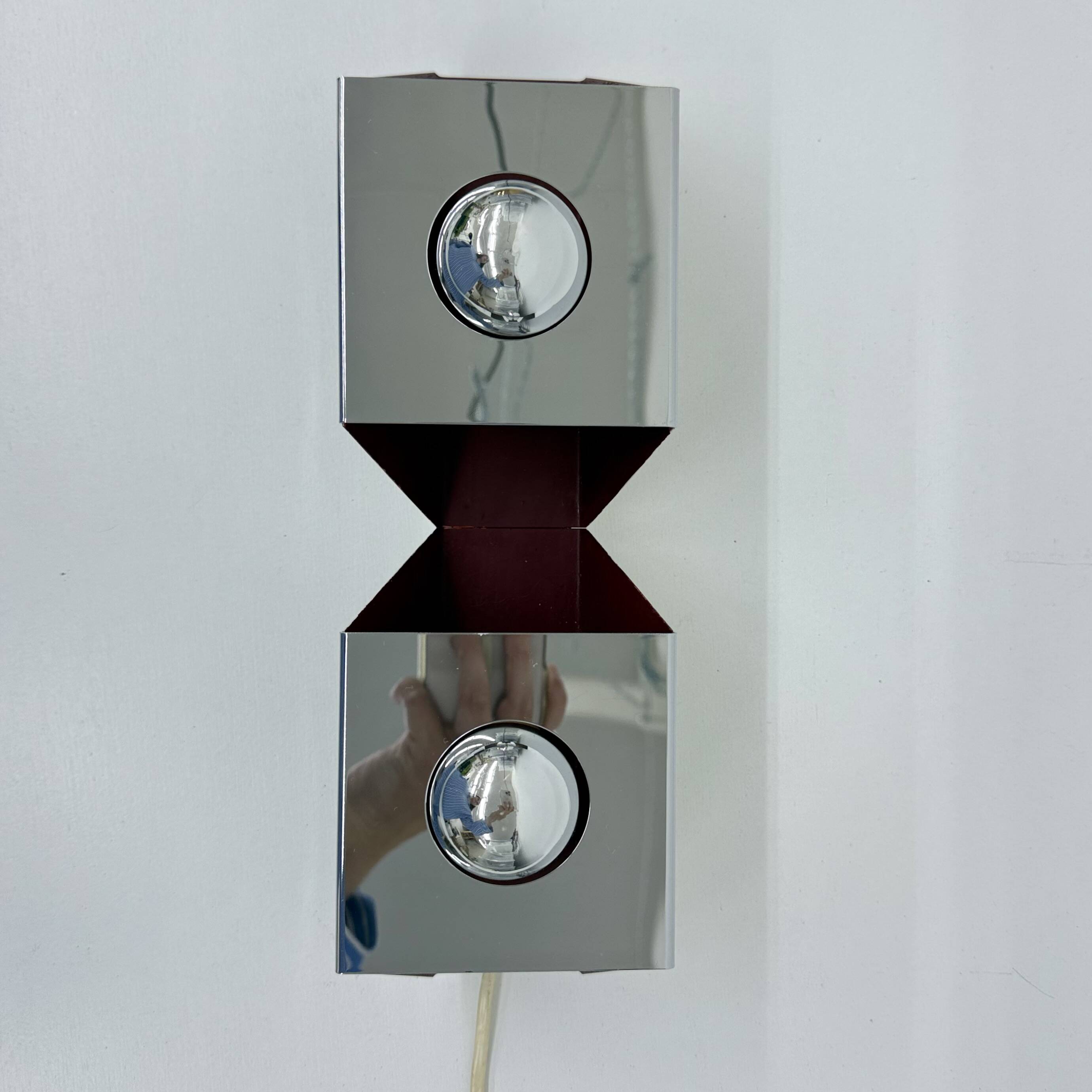 Vintage wall lamp space age , 1970s