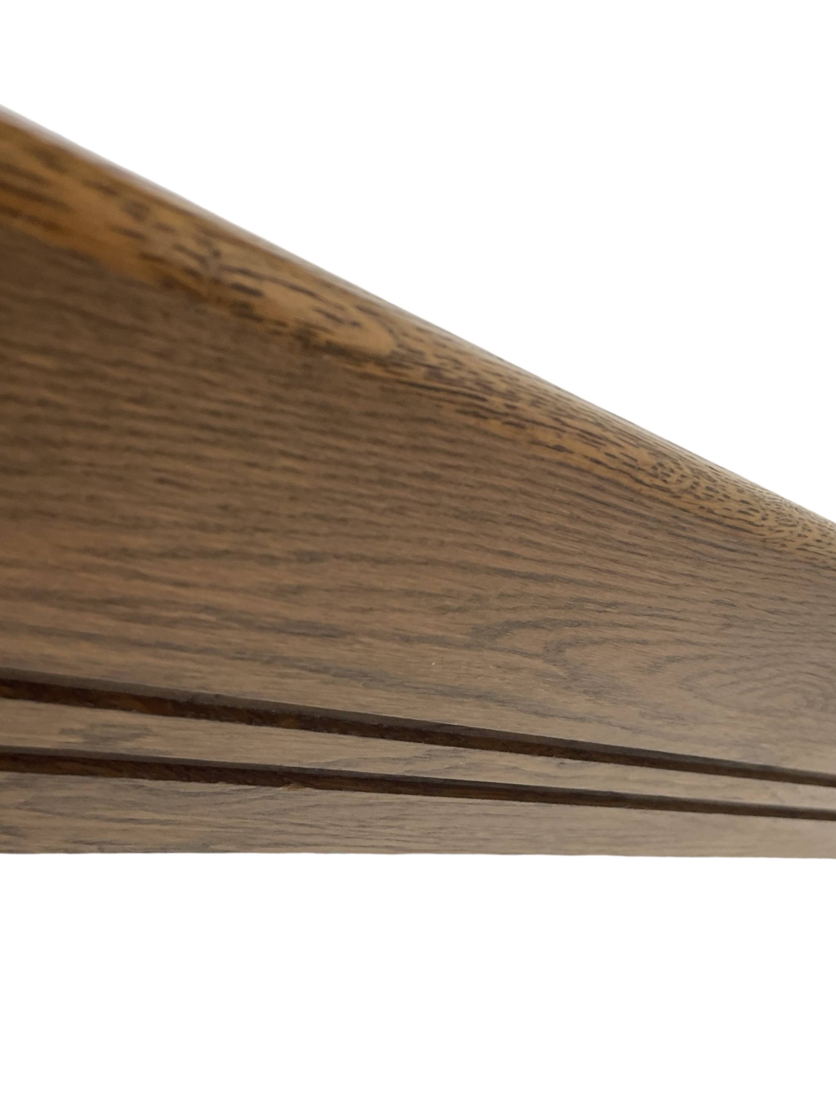 Vintage oak wall rack book shelf 1960s wood minimalist design