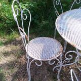 Garden furniture in iron