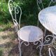 Garden furniture in iron