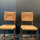 Four straw chairs