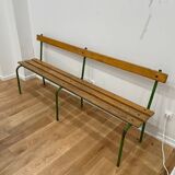 1950s school bench