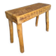 Bench / stool 50 cm old solid wood with patina