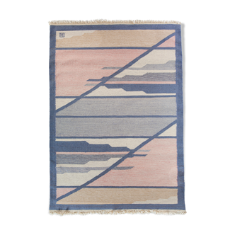 Scandinavian carpet of the 20th century by Elsa Ekholm, 197cm x 140cm