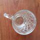 4 vintage beer mugs with a nice design in thick glass, old pint 30 cl.