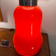 Carlo Nason for Mazzega – Large red Murano glass lamp and opal.