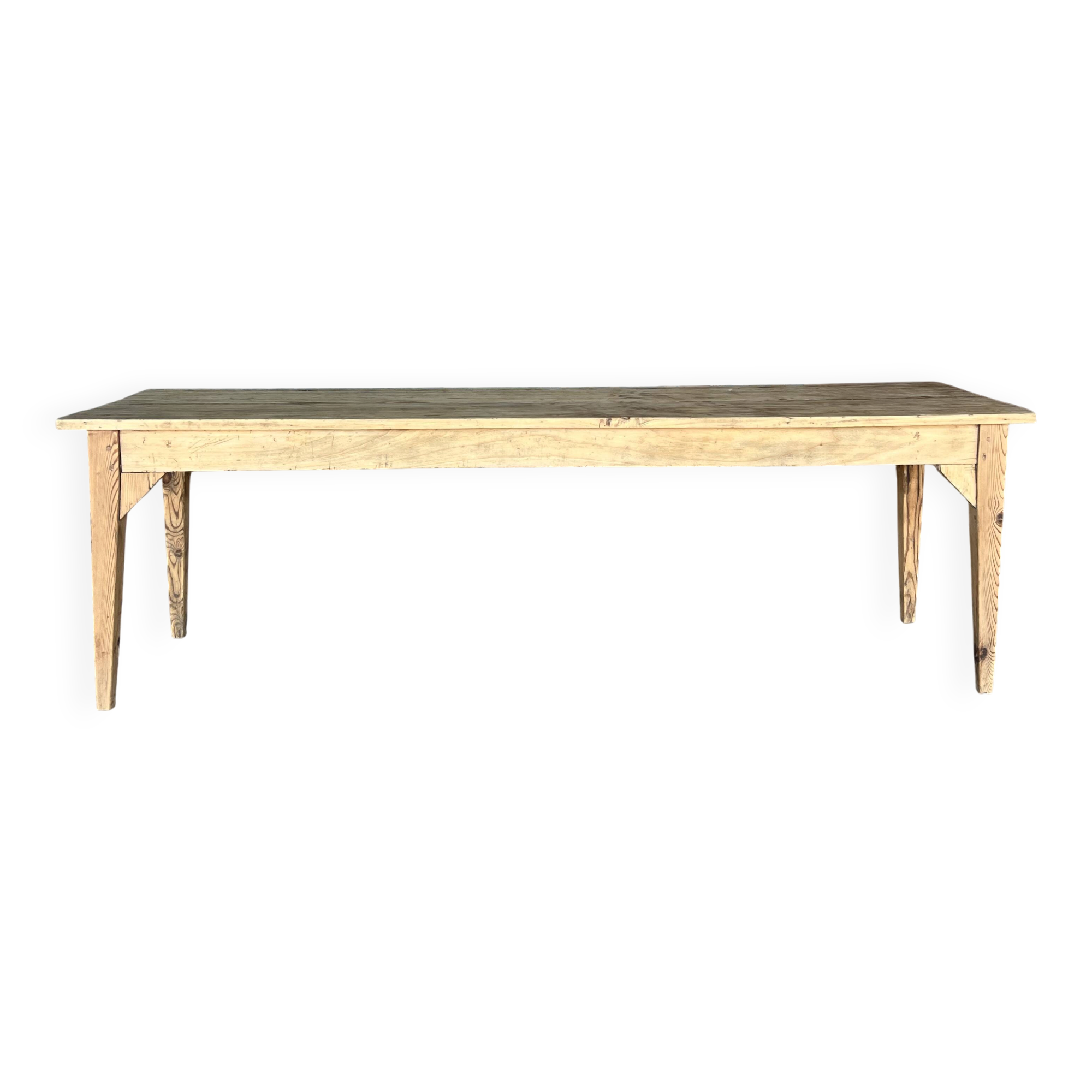 Raw wood workshop console