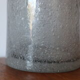 Vase soufflé en verre bullé