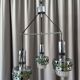 Massive Space Age Chrome Chandelier – 1970s