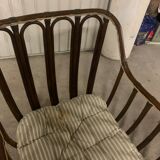 Lit enfant rotin annee 60/70