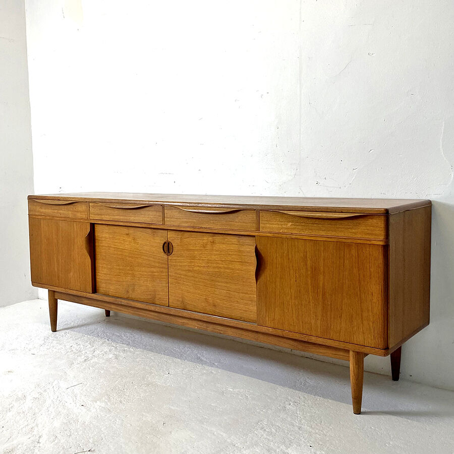 Scandinavian design row Johannes Andersen for Bramin vintage 60's