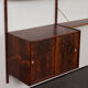 rosewood wall unit by Preben Sorensen for PS System, Randers, 1960s