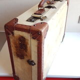 Valise bois et cuir ancienne