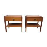 Teak bedside tables circa 1960