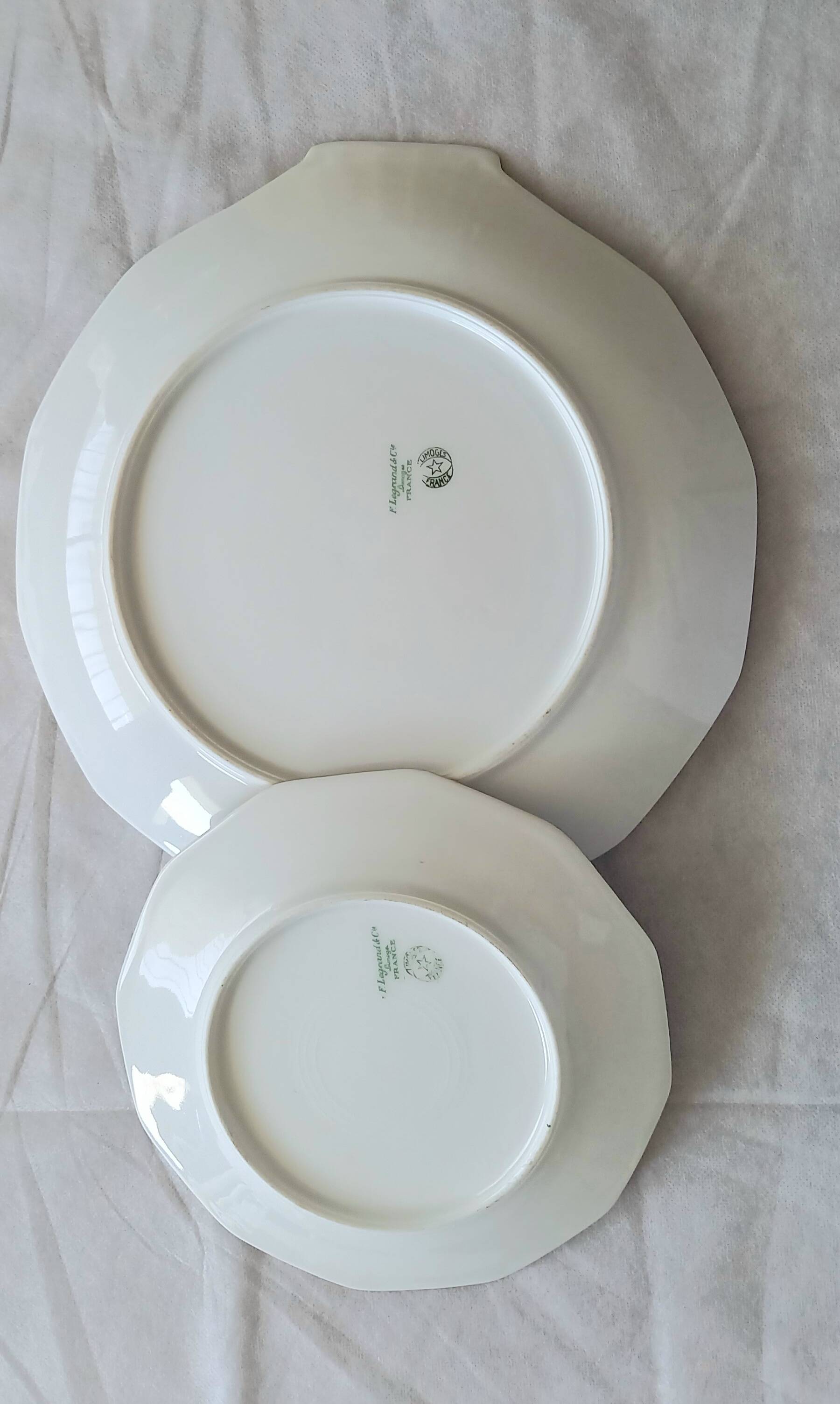 Art Deco Limoges porcelain dessert service
