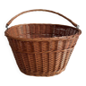 Wicker bicycle basket