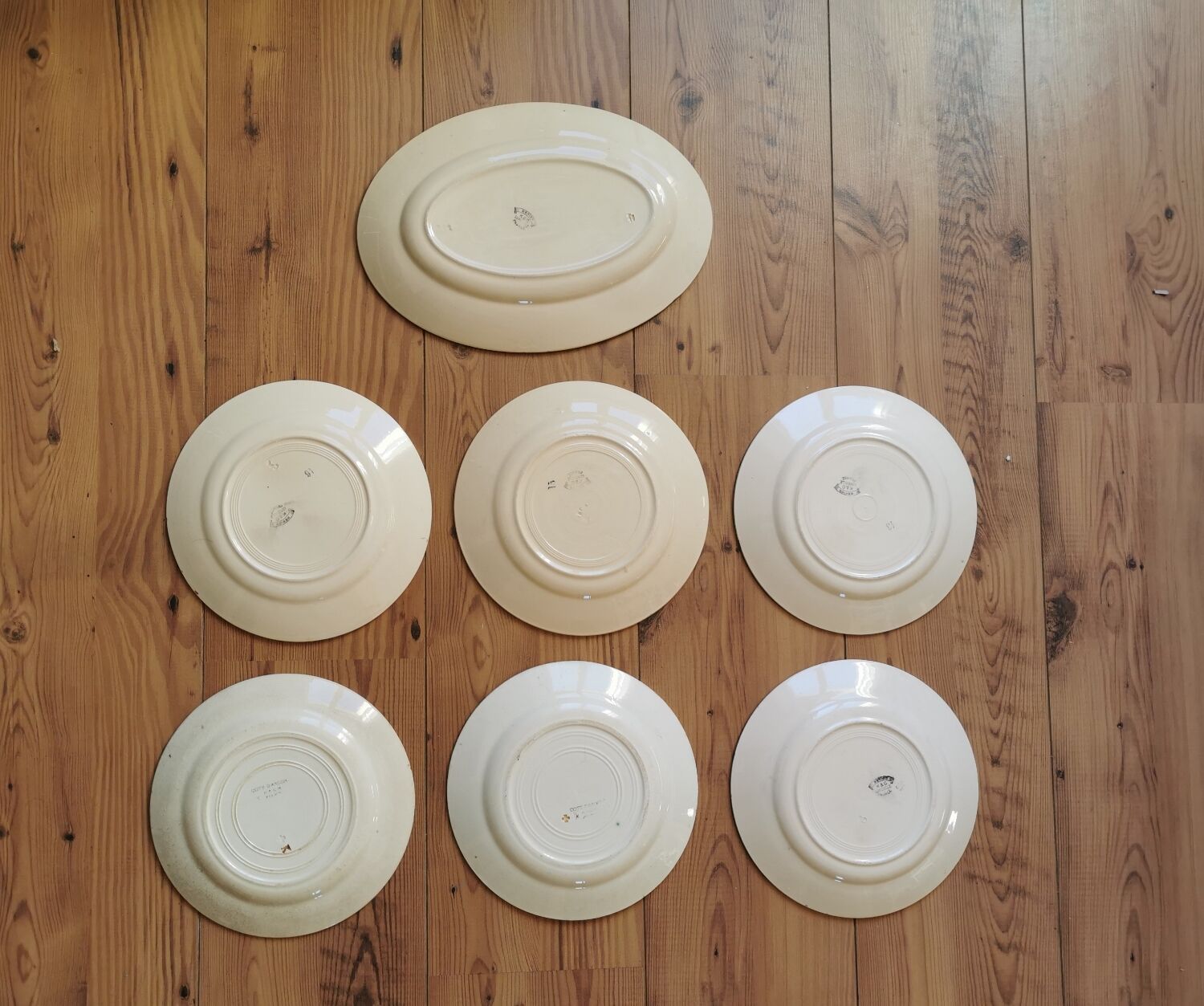 Lot of old plates