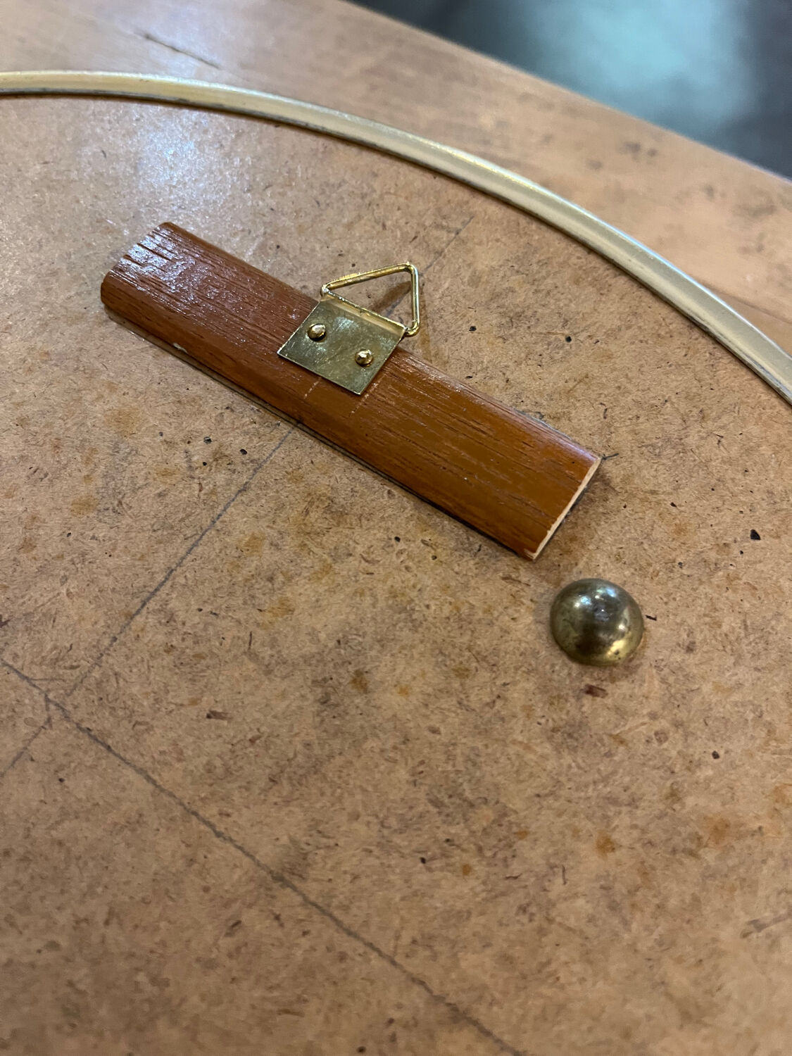 Golden mirror plateau Art Deco diameter 34cm