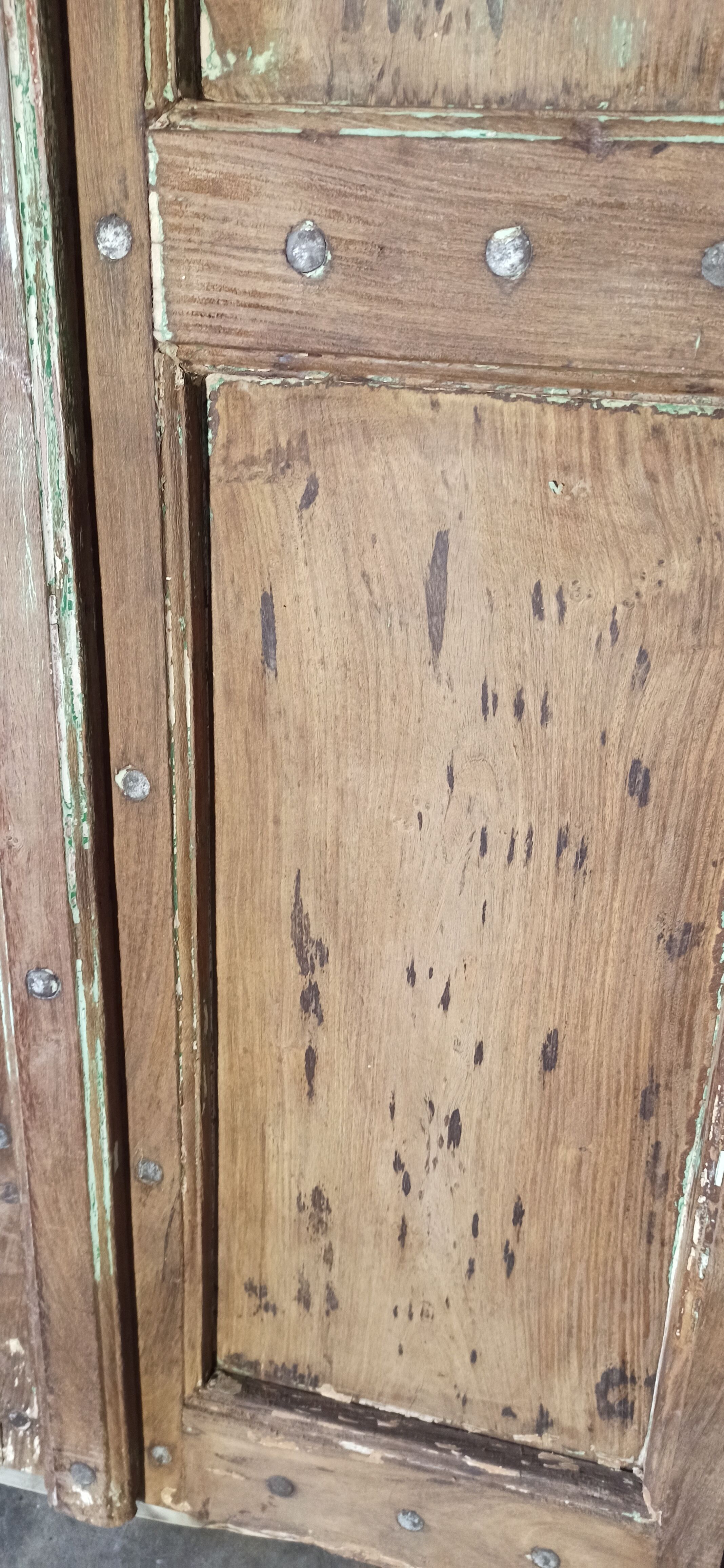 Old wooden door