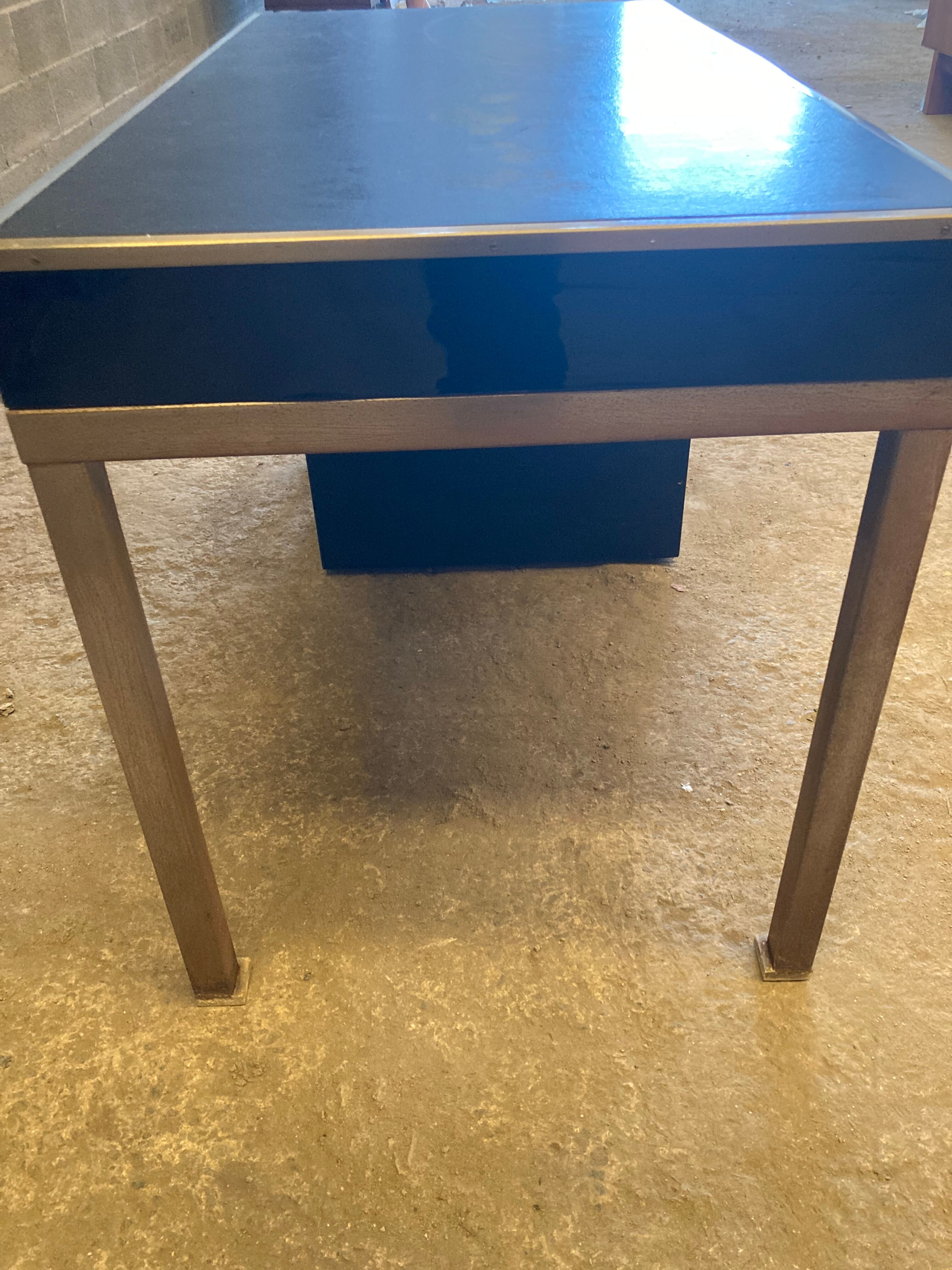 Office model 130 black Guy Lefèvre 1970 house Jansen