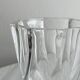 vase en verre épais torsadé.