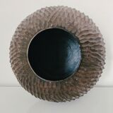 Vase en bois taillé