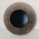Carved wooden vase