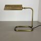 Cubic Modernist Brass Metal Table Light by Florian Schulz, Germany, 1970s