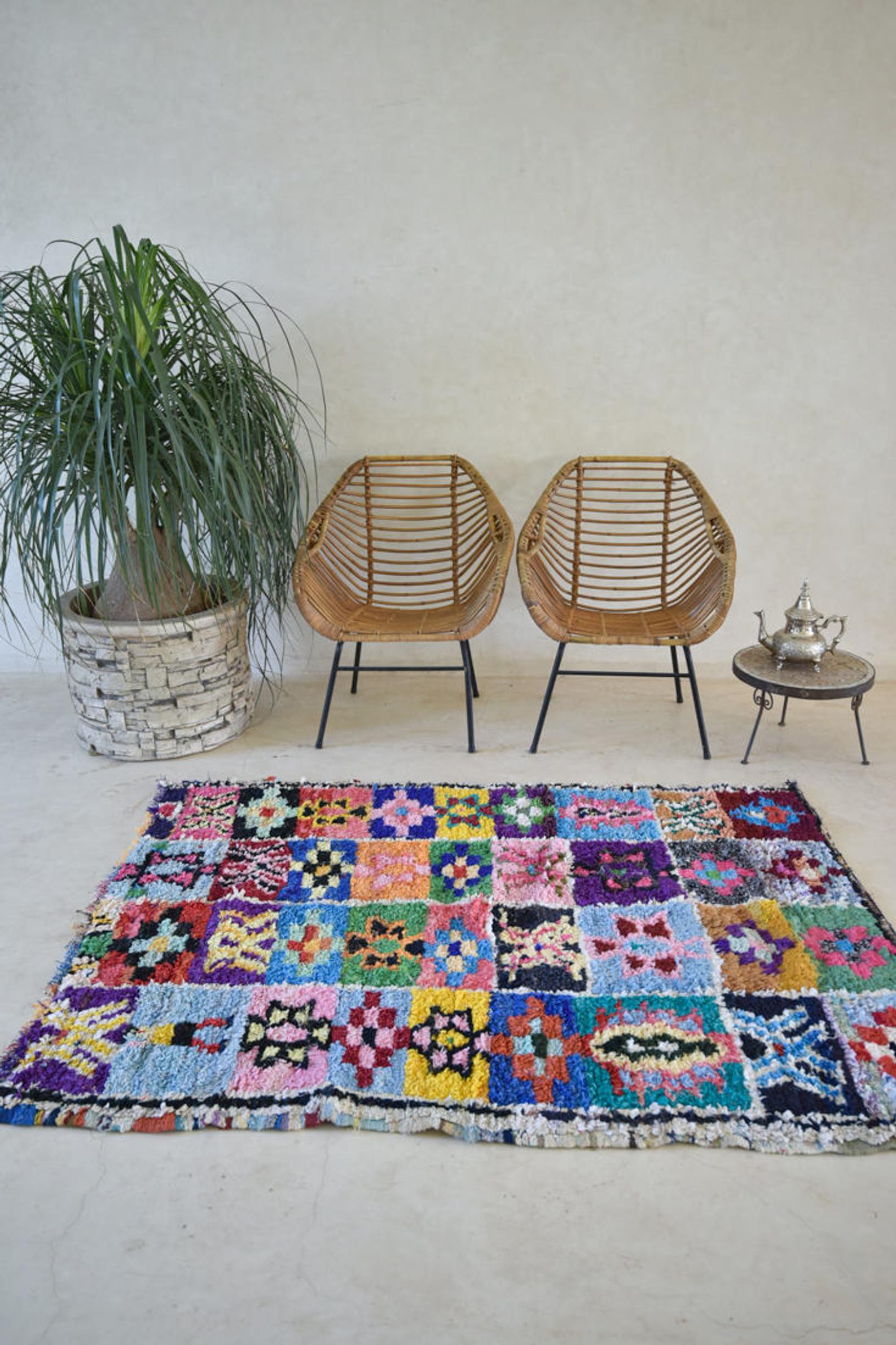 Carpet boucherouite 140x155cm