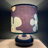 Vintage blue table lamp