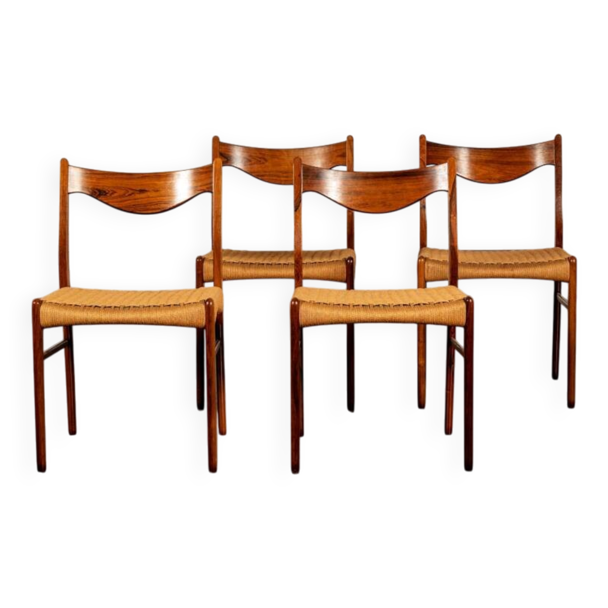 Série de 4 chaises danoises