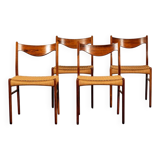 Série de 4 chaises danoises