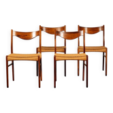 Série de 4 chaises danoises