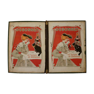 Railway menu door dubonnet