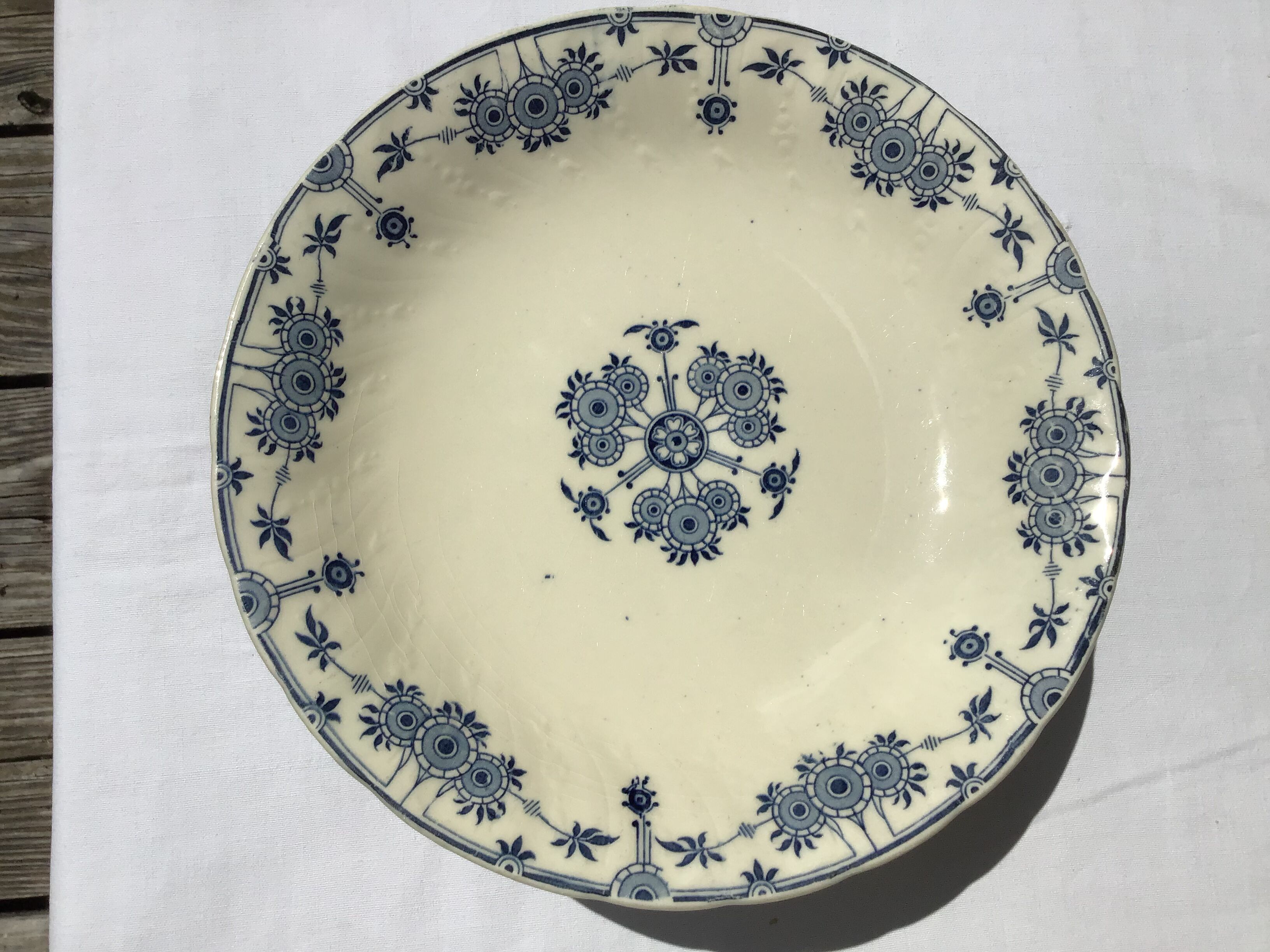 Compotier Terre de Fer Gien decor Copenhagen