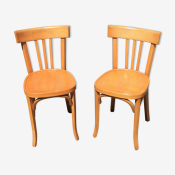 Paire de chaises bistrot Baumann