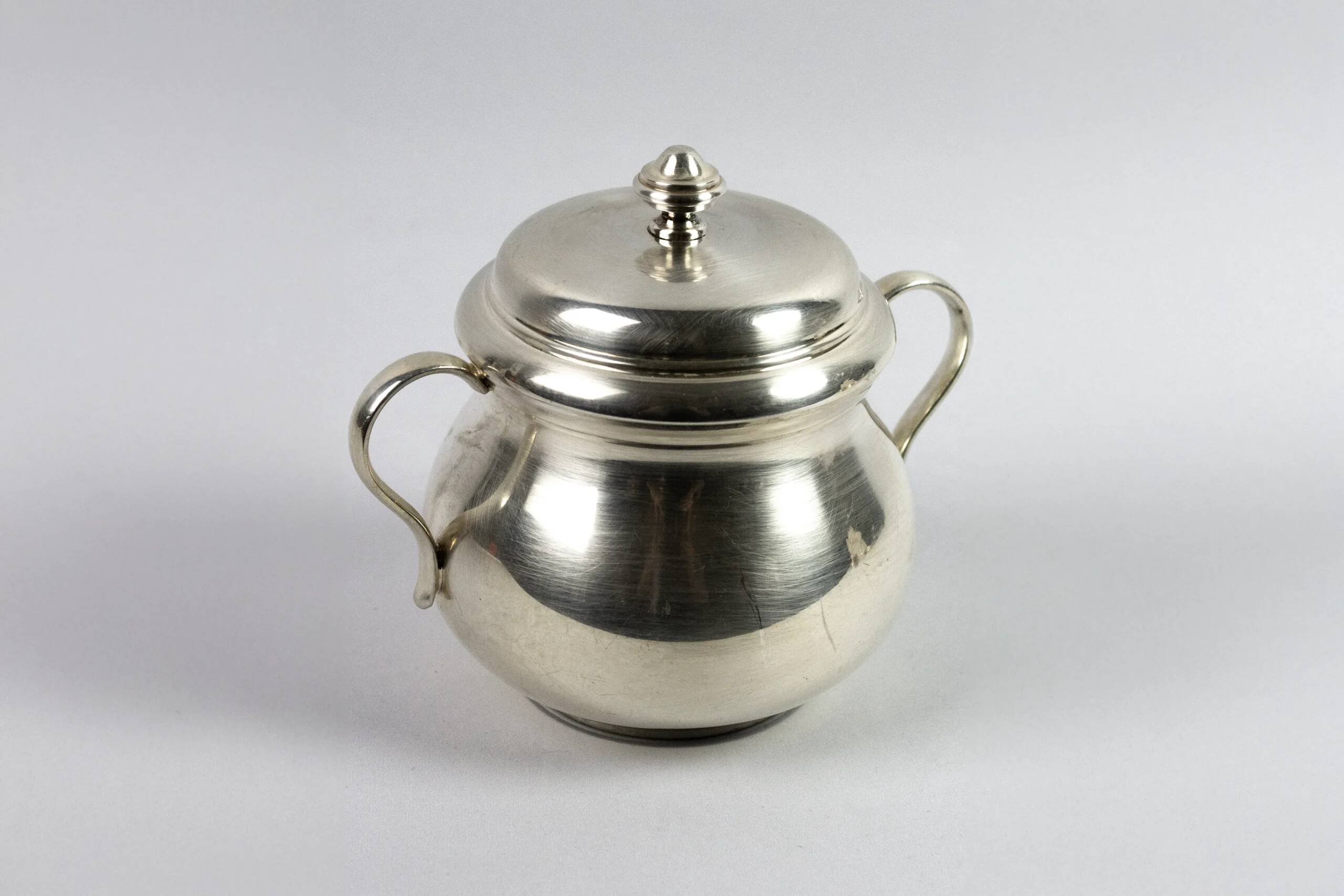 Christofle silver-plated sugar bowl – Bagatelle model (Gallia Collection)
