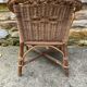 Fauteuil en rotin enfant vintage