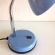 Blue metal desk lamp / vintage 70s-80s