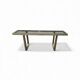 Large brass and glass console by Roméo Rega Italy circa 1970 - L