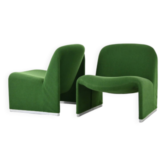 Pair of Alky Armchairs by Giancarlo Piretti for Anonima Castelli, 1970s