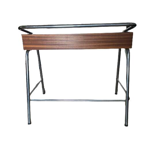 Bureau tubulaire chromé années 50-60