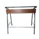 Bureau tubulaire chromé années 50-60
