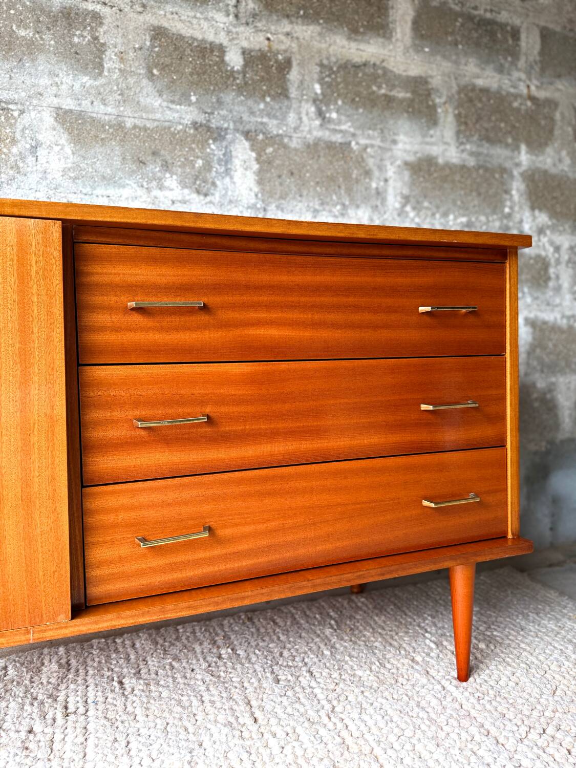 Vintage Scandinavian teak sideboard - 1960s/70s