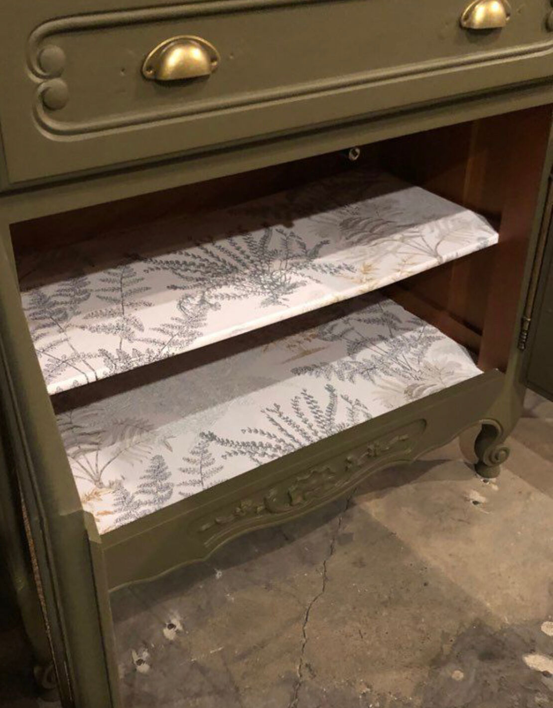 Redesigned wooden sideboard