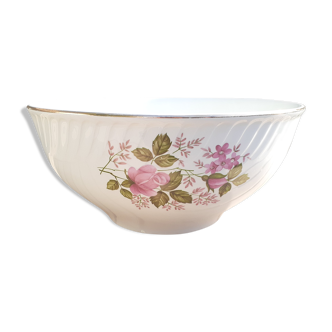 Salad bowl / soup pot pink flowers