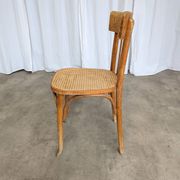 Set of 4 Mix & Match Dining Chairs with Cane Seat / Mid-Century Dining Furn