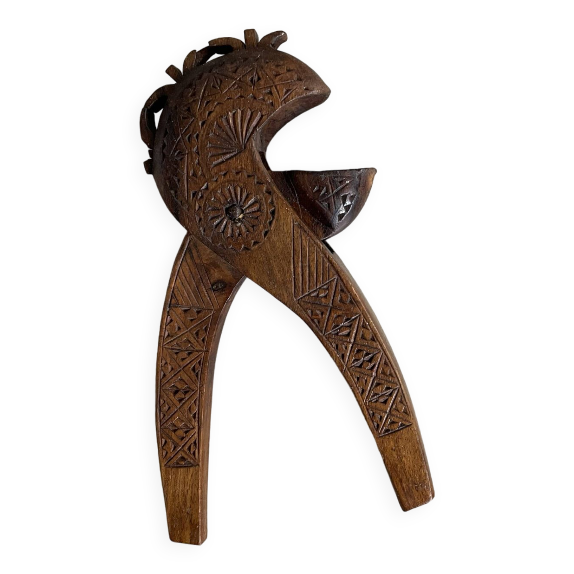 Old wooden nutcracker / Folk art