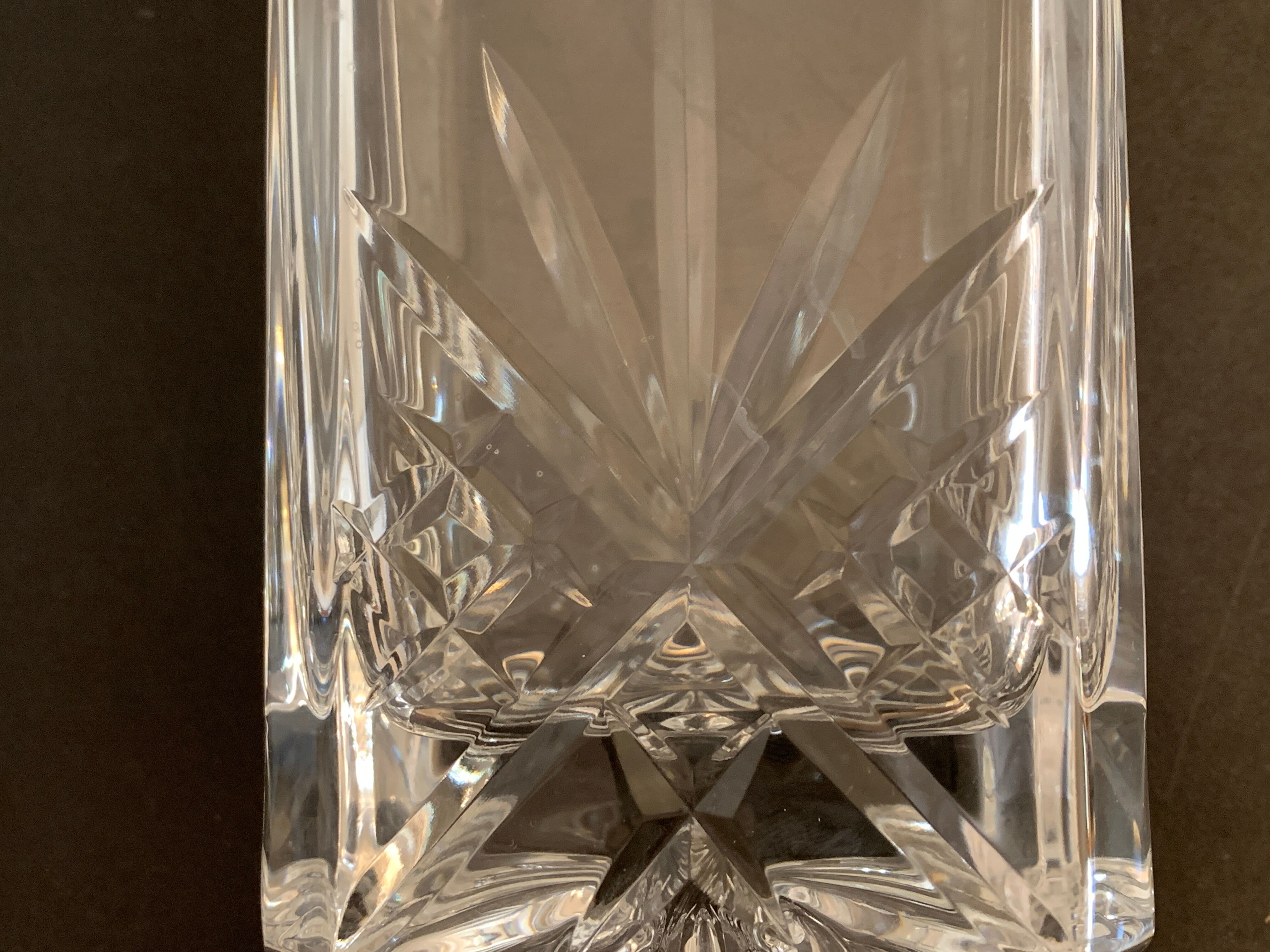 Paris crystal whisky decanter